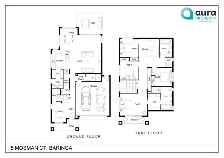 Floorplan of Homely house listing, 8 Mosman Court, Baringa QLD 4551