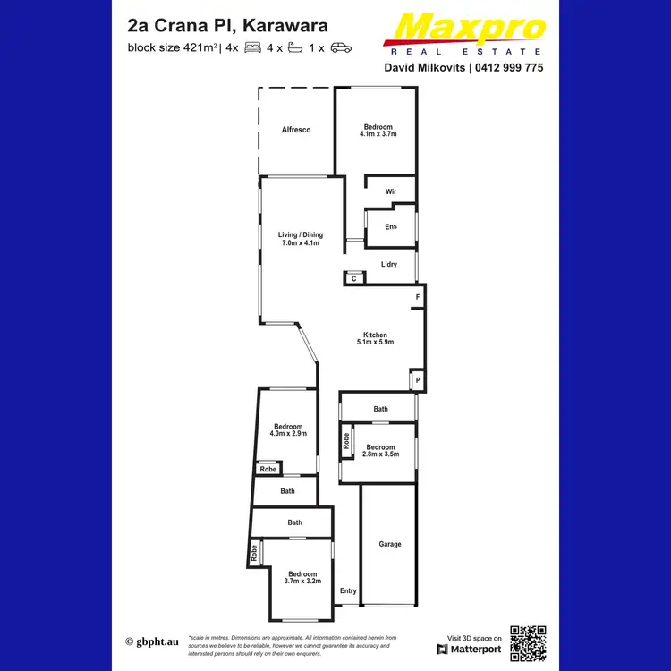 Floorplan of Homely house listing, 2A Crana Place, Karawara WA 6152