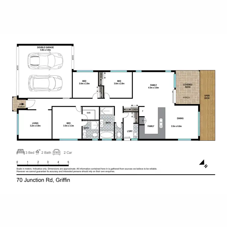 Floorplan of Homely house listing, 70 Junction Road, Griffin QLD 4503