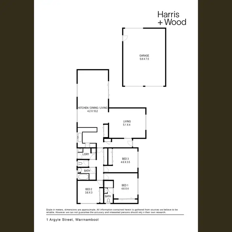 Floorplan of Homely house listing, 1 Argyle Street, Warrnambool VIC 3280
