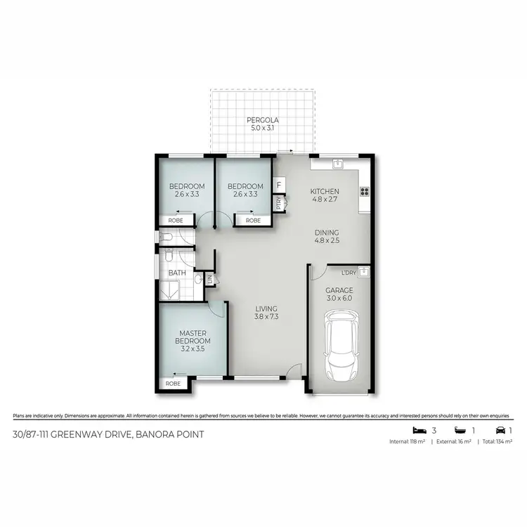 Floorplan of Homely villa listing, 30/87-111 Greenway Drive, Banora Point NSW 2486