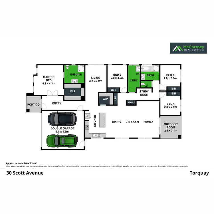 Floorplan of Homely house listing, 30 Scott Avenue, Torquay VIC 3228