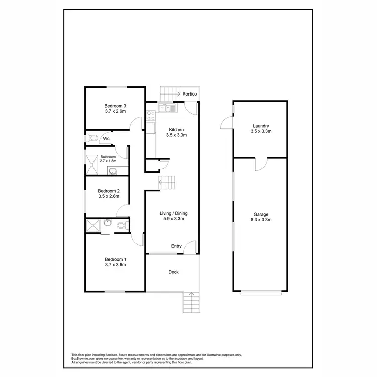 Floorplan of Homely house listing, 62 Brickworks Road, Kallangur QLD 4503