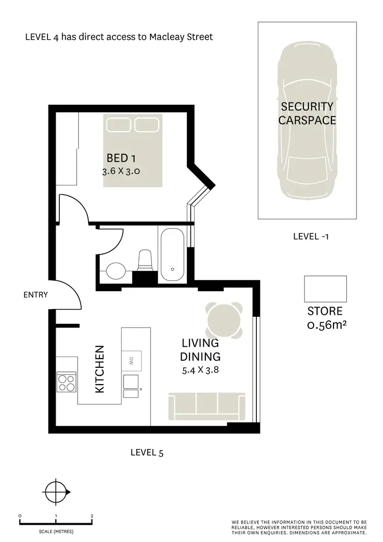 Floorplan of Homely apartment listing, 27/19-21 Billyard Avenue, Elizabeth Bay NSW 2011
