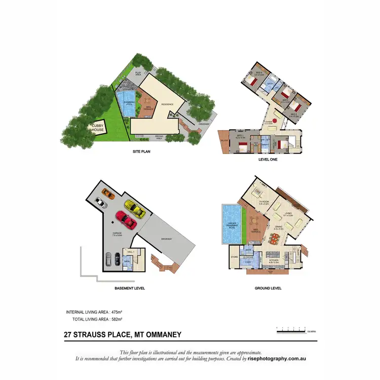 Floorplan of Homely house listing, 27 Strauss Place, Mount Ommaney QLD 4074