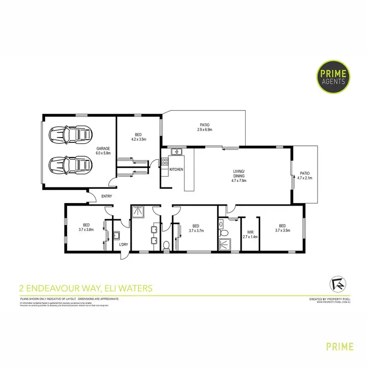 Floorplan of Homely house listing, 2 Endeavour Way, Eli Waters QLD 4655
