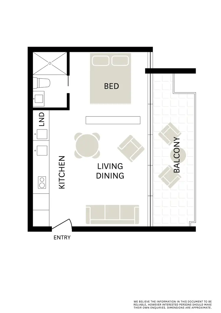 Floorplan of Homely studio listing, G04/38D Cumberland Street, The Rocks NSW 2000