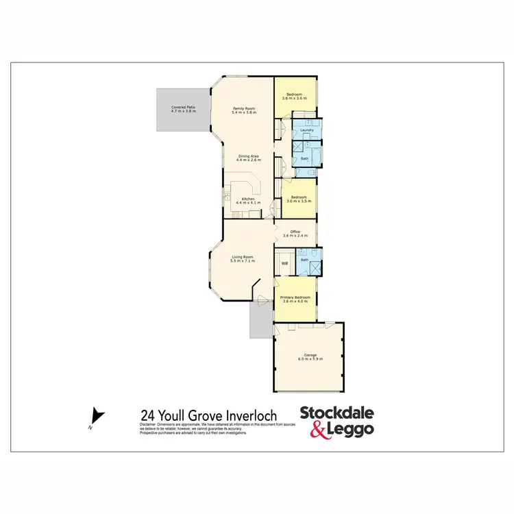 Floorplan of Homely house listing, 24 Youll Grove, Inverloch VIC 3996