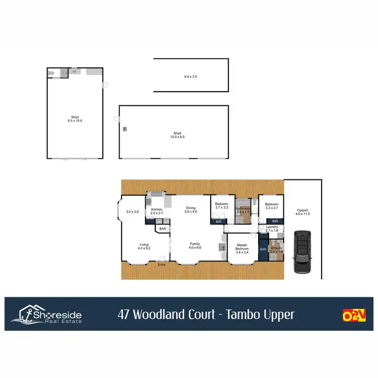 Floorplan of Homely house listing, 47 Woodland Court, Tambo Upper VIC 3885