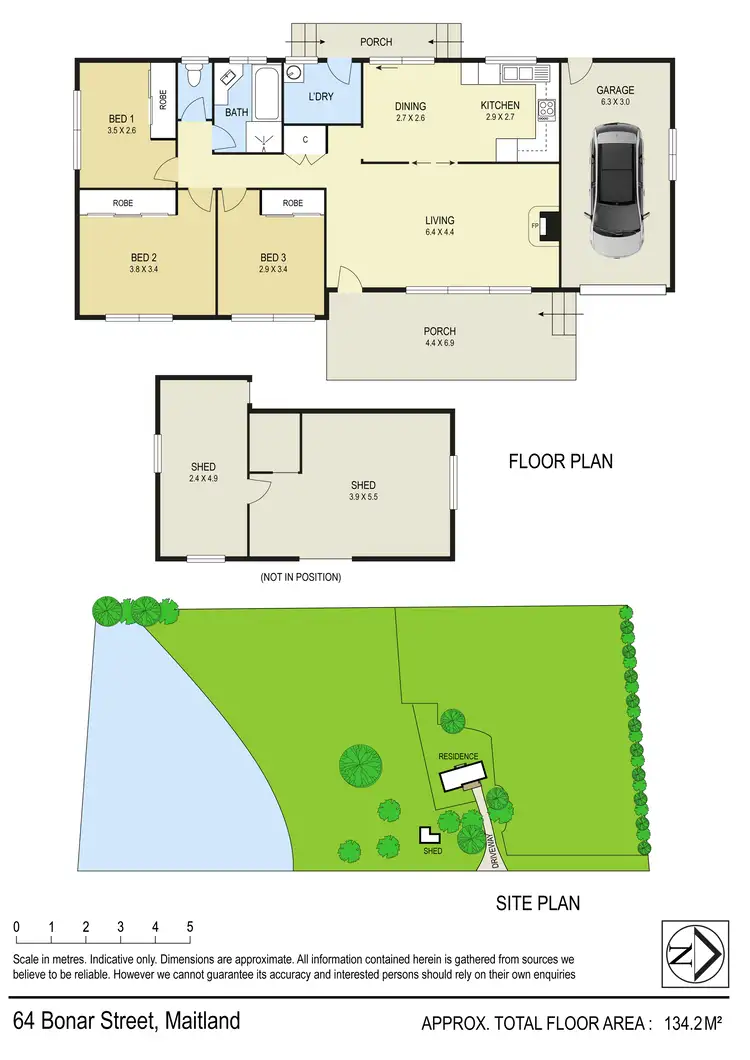 Floorplan of Homely house listing, 64 Bonar Street, Maitland NSW 2320