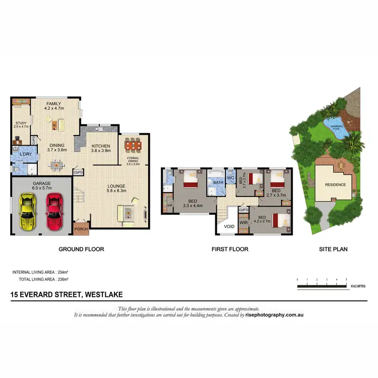 Floorplan of Homely house listing, 15 Everard Street, Westlake QLD 4074