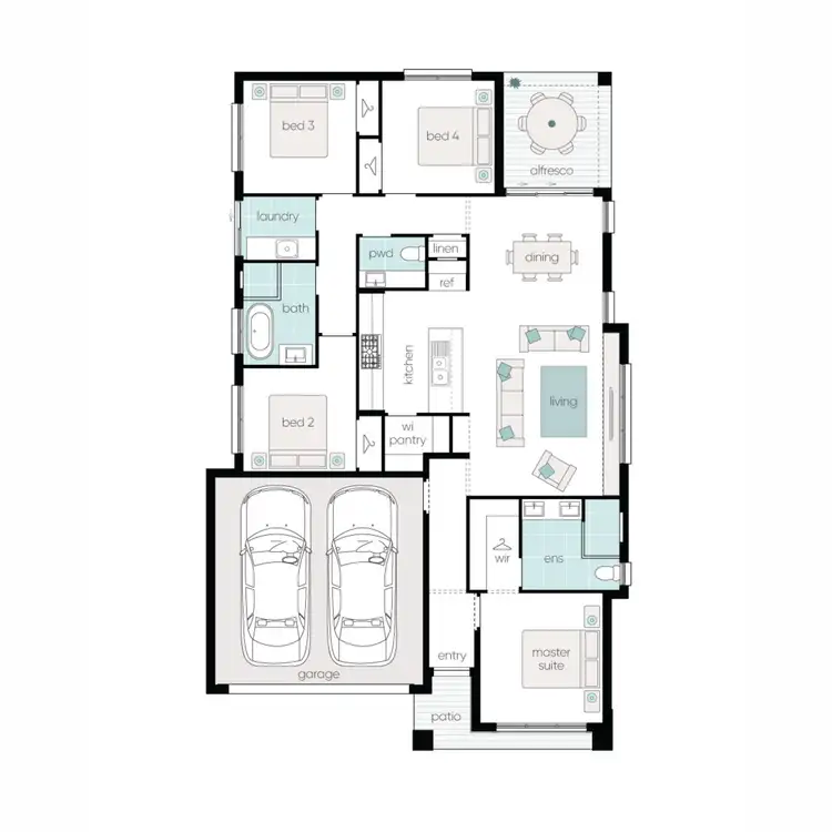 Floorplan of Homely house listing, 23 Lilium Street, Lochinvar NSW 2321