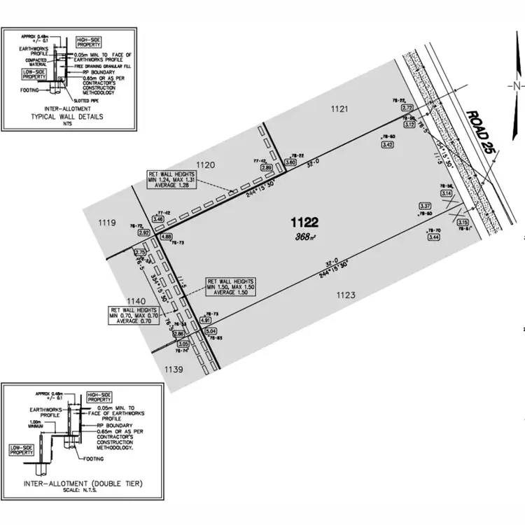 Floorplan of Homely land listing, LOT 1122, 32 Wilsons Peak Way, White Rock QLD 4306