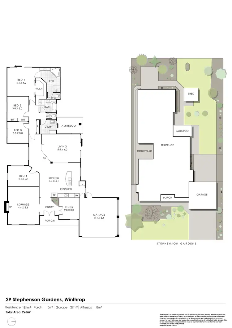 Floorplan of Homely house listing, 29 Stephenson Gardens, Winthrop WA 6150