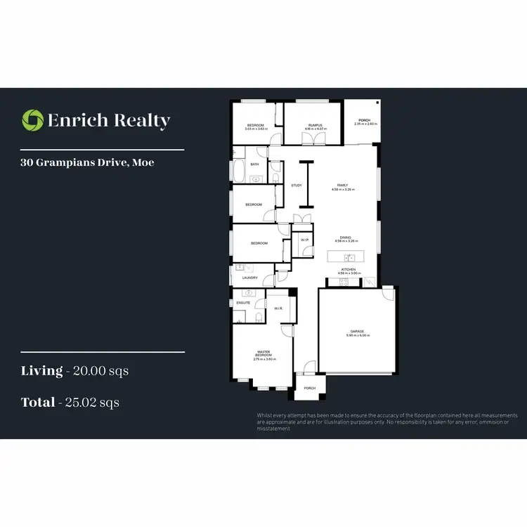 Floorplan of Homely house listing, 30 Grampians Drive, Moe VIC 3825