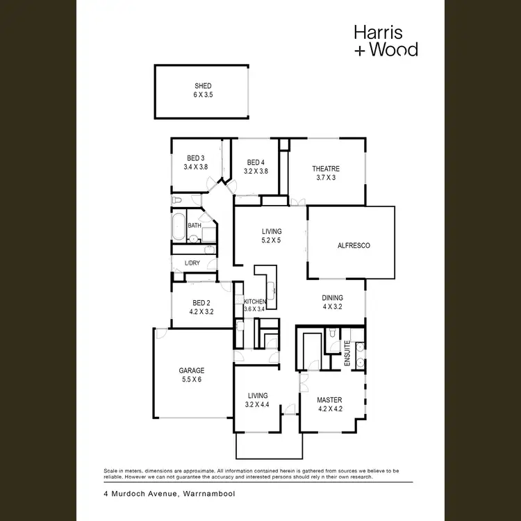 Floorplan of Homely house listing, 4 Murdoch Avenue, Warrnambool VIC 3280