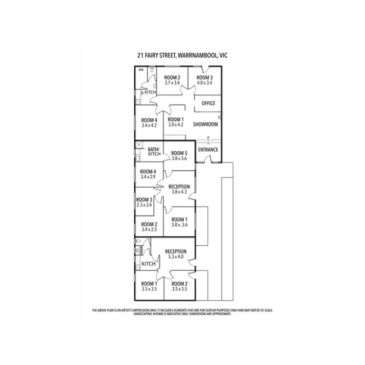 Floorplan of Homely other listing, 21 Fairy Street, Warrnambool VIC 3280