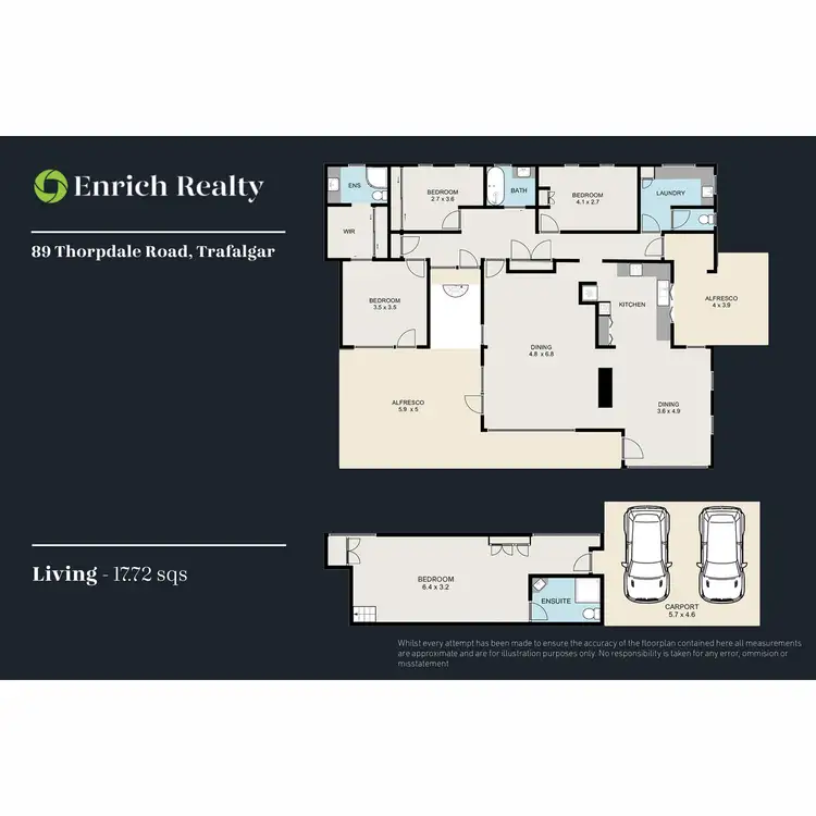 Floorplan of Homely house listing, 89 Thorpdale Road, Trafalgar VIC 3824