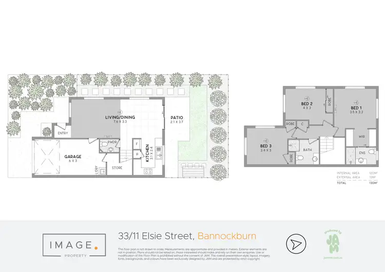 Floorplan of Homely townhouse listing, 33/11 Elsie Street, Bannockburn QLD 4207