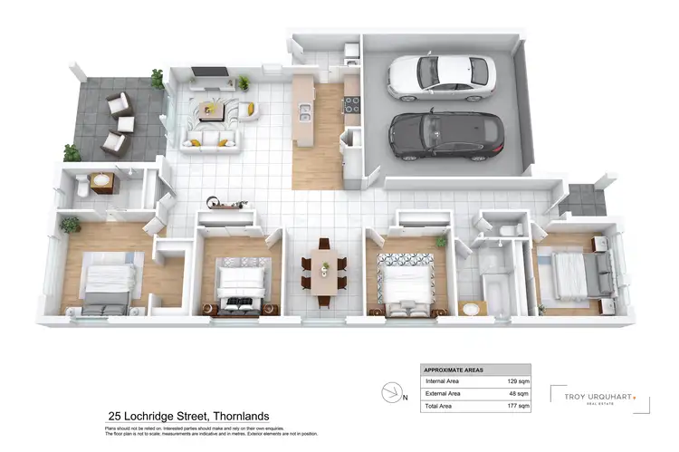 Floorplan of Homely house listing, 25 Lochridge Street, Thornlands QLD 4164