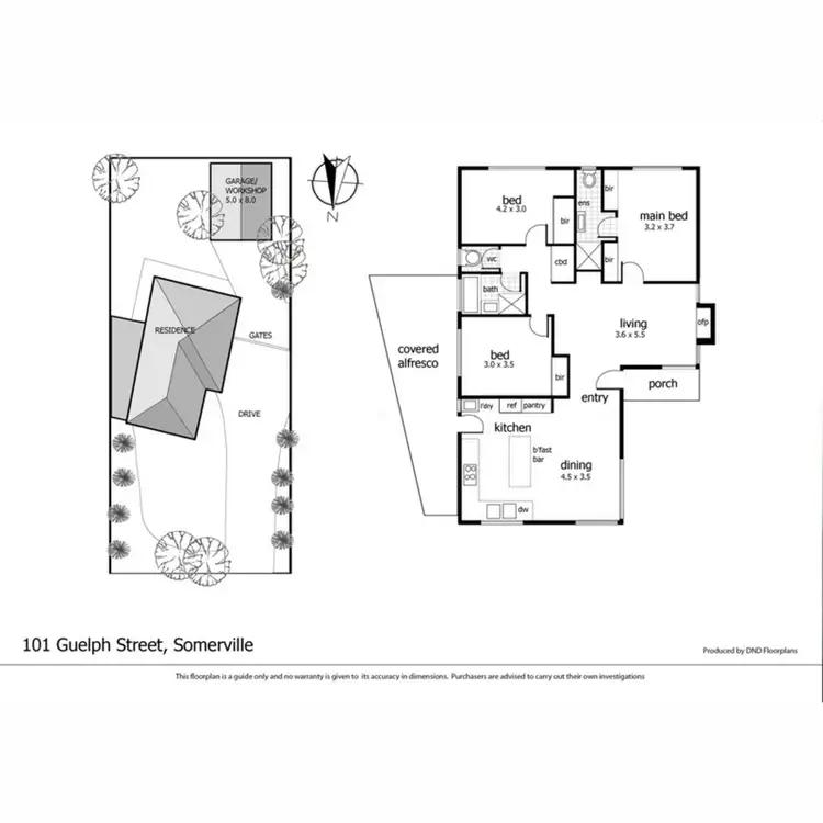 Floorplan of Homely house listing, 101 Guelph Street, Somerville VIC 3912