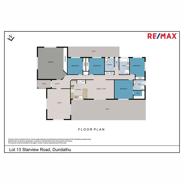 Floorplan of Homely house listing, Lot 13 Starview Road, Dundathu QLD 4650