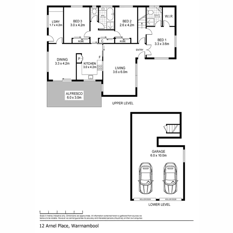 Floorplan of Homely house listing, 12 Arnel Place, Warrnambool VIC 3280