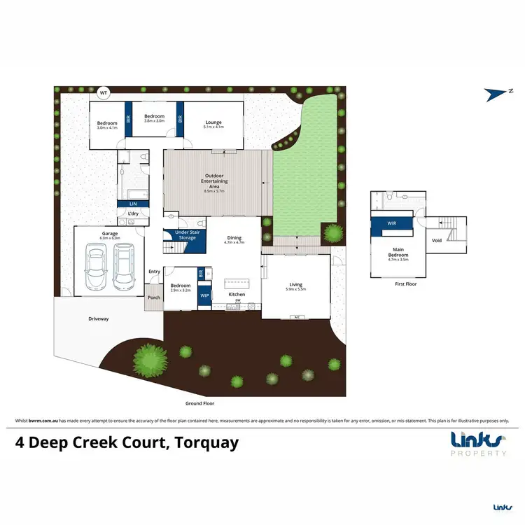 Floorplan of Homely house listing, 4 Deep Creek Court, Torquay VIC 3228