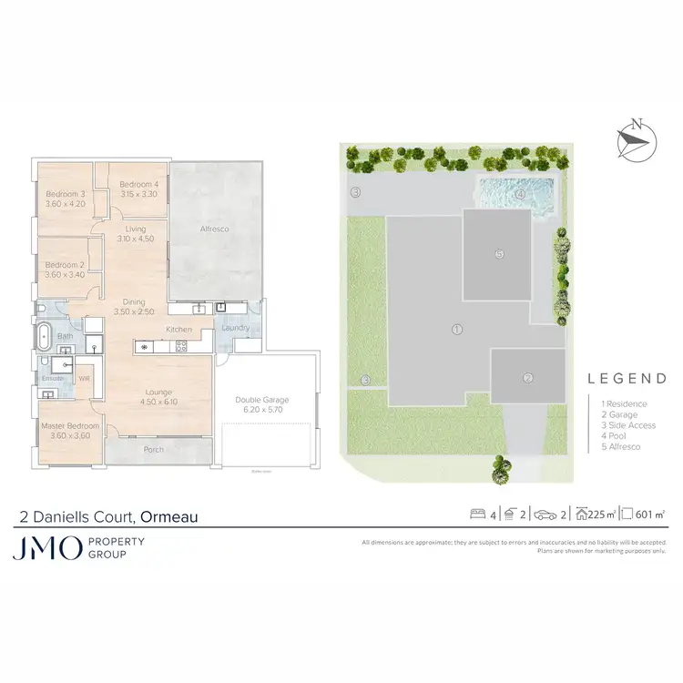 Floorplan of Homely house listing, 2 Daniells Court, Ormeau QLD 4208
