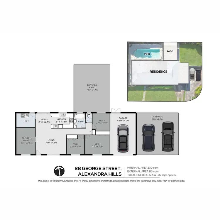 Floorplan of Homely house listing, 28 George Street, Alexandra Hills QLD 4161
