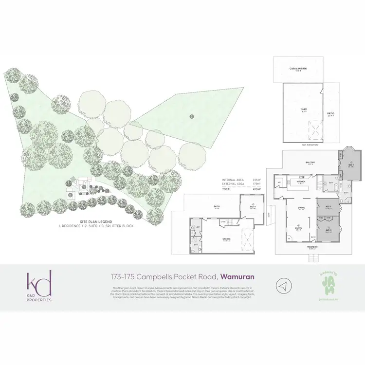 Floorplan of Homely house listing, 173-175 Campbells Pocket Road, Wamuran QLD 4512