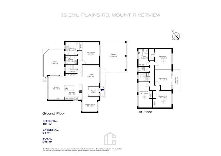 Floorplan of Homely house listing, 16 Emu Plains Road, Mount Riverview NSW 2774