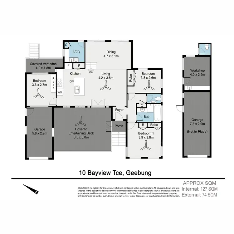 Floorplan of Homely house listing, 10 Bayview Terrace, Geebung QLD 4034