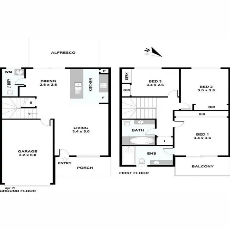Floorplan of Homely townhouse listing, 7/1 Creek Road, Burpengary East QLD 4505