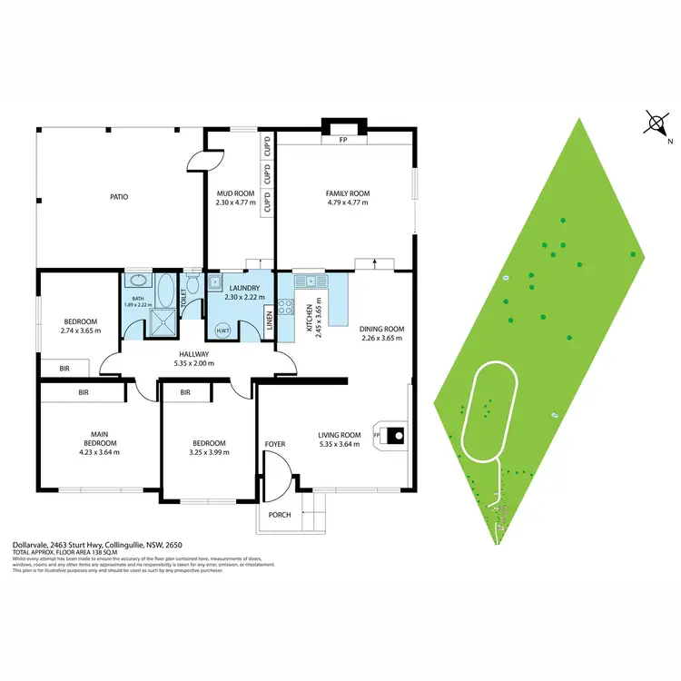 Floorplan of Homely rural property listing, 2463 Sturt Highway, Collingullie NSW 2650