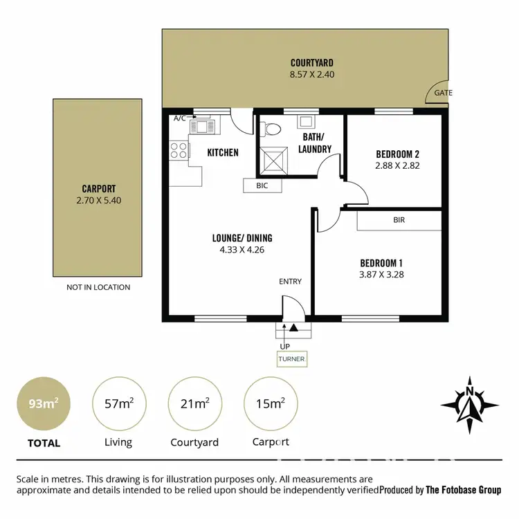 Floorplan of Homely unit listing, 2/360 Wright Road, Para Vista SA 5093