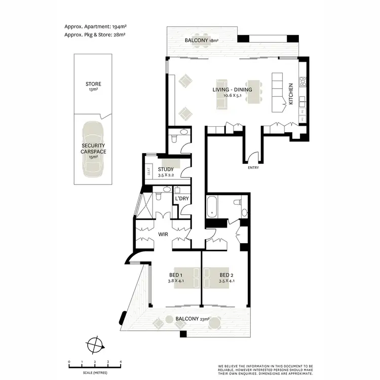 Floorplan of Homely apartment listing, 26B/161 Kent Street, Millers Point NSW 2000