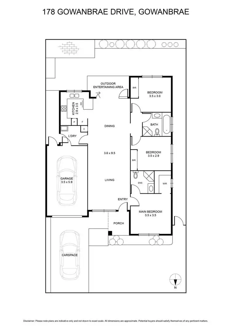 Floorplan of Homely house listing, 178 Gowanbrae Drive, Gowanbrae VIC 3043