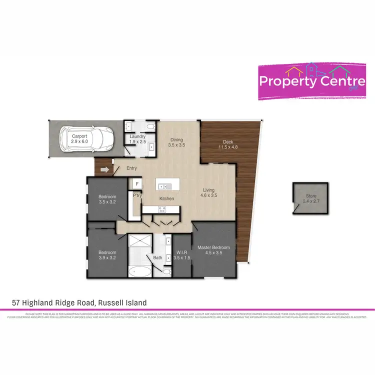 Floorplan of Homely house listing, 57 Highland Ridge Road, Russell Island QLD 4184