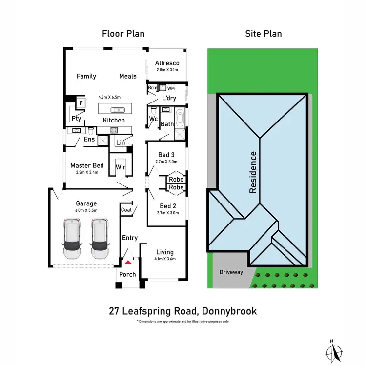 Floorplan of Homely house listing, 27 Leafspring Road, Donnybrook VIC 3064