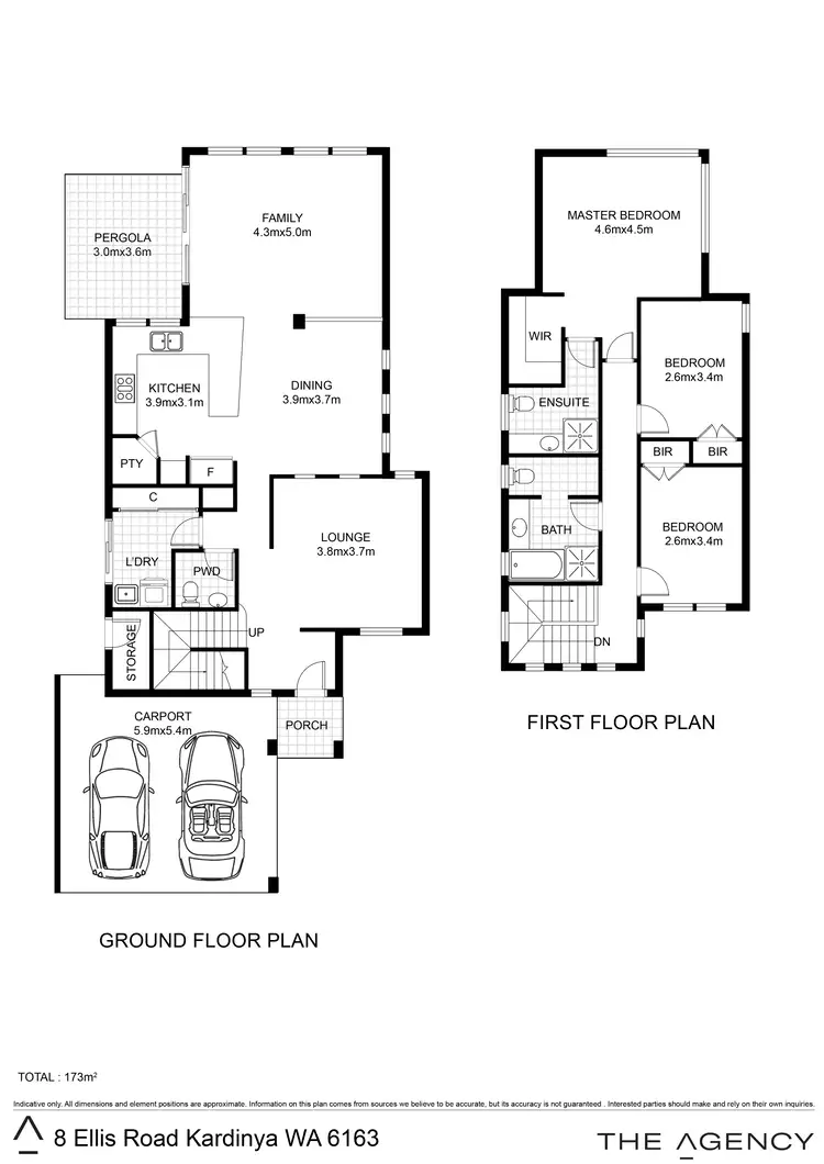 Floorplan of Homely house listing, 8 Ellis Road, Kardinya WA 6163