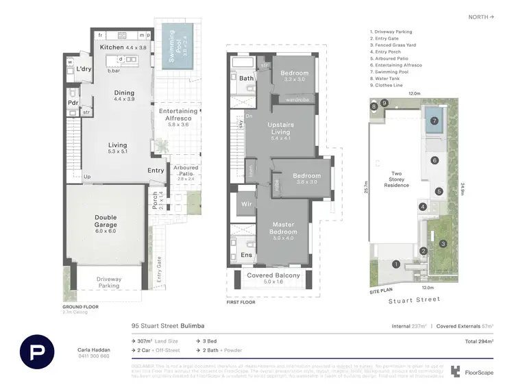 Floorplan of Homely house listing, 95 Stuart Street, Bulimba QLD 4171