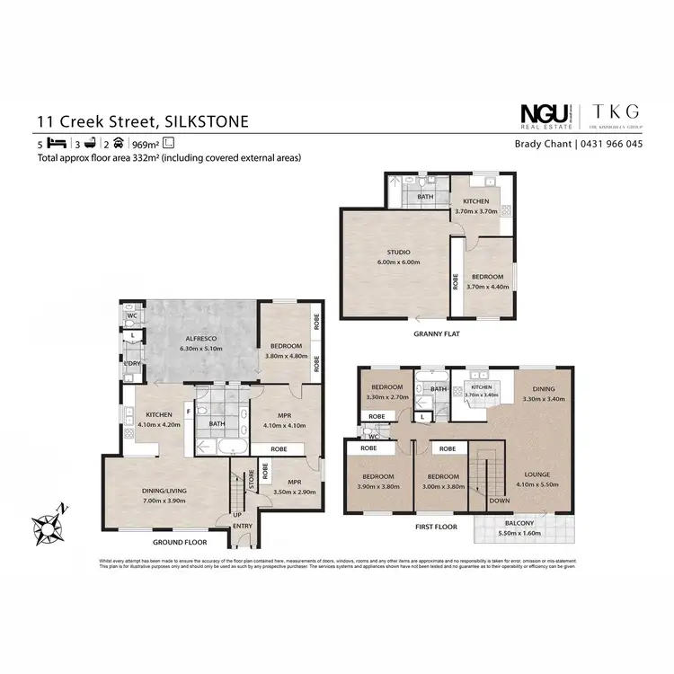 Floorplan of Homely house listing, 11 Creek Street, Silkstone QLD 4304