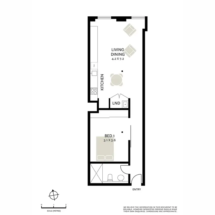 Floorplan of Homely apartment listing, 307/1A Great Buckingham Street, Redfern NSW 2016