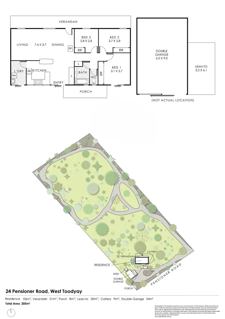 Floorplan of Homely rural property listing, 24 Pensioner Road, West Toodyay WA 6566