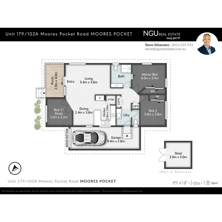 Floorplan of Homely unit listing, 179/102A Moores Pocket Road, Moores Pocket QLD 4305