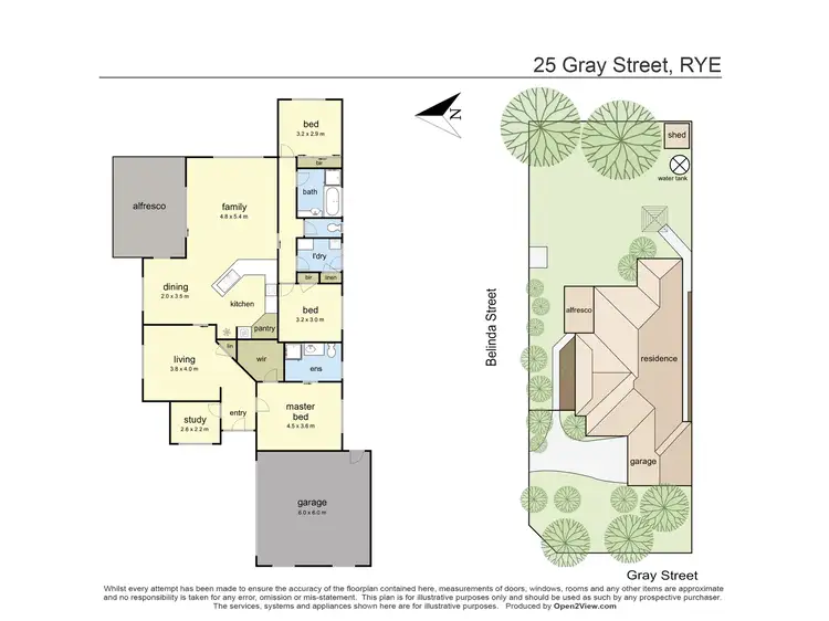 Floorplan of Homely house listing, 25 Gray Street, Rye VIC 3941