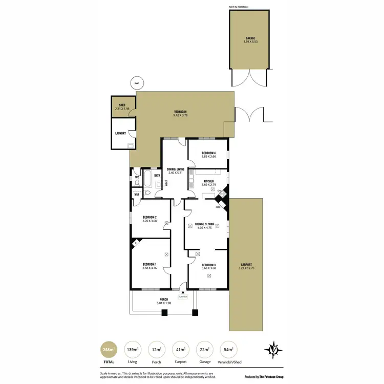 Floorplan of Homely house listing, 23 Culross Avenue, Myrtle Bank SA 5064