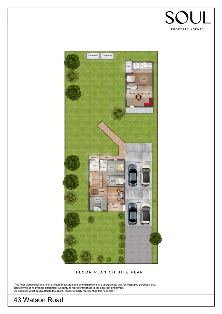 Floorplan of Homely house listing, 43 Watson Road, Griffith NSW 2680