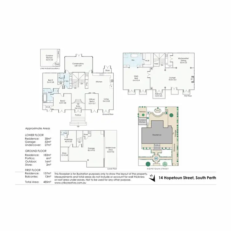 Floorplan of Homely house listing, 14 Hopetoun Street, South Perth WA 6151